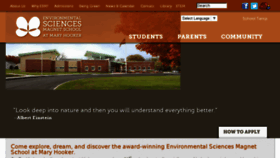 What Environmentalsciencesmagnet.org website looked like in 2018 (5 years ago)