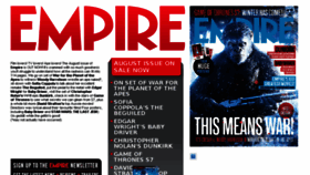 What Empireonline.com.au website looked like in 2018 (5 years ago)