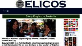What Elicos.com website looked like in 2018 (6 years ago)
