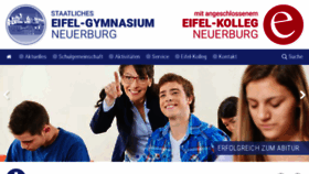 What Eifelgymnasium.de website looked like in 2018 (5 years ago)