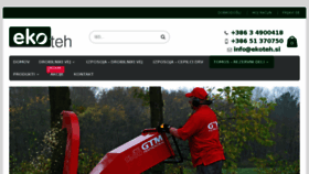 What Ekoteh.si website looked like in 2018 (6 years ago)