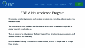 What Ebt.org website looked like in 2018 (7 years ago)