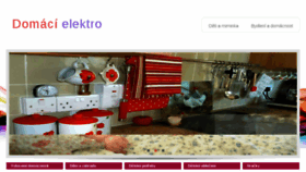 What Elektroo.cz website looked like in 2018 (5 years ago)