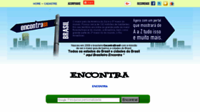 What Encontra.com.br website looked like in 2018 (6 years ago)