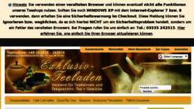 What Exklusiv-teeladen.de website looked like in 2018 (5 years ago)