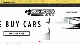 What Eurospeedcars.com website looked like in 2018 (5 years ago)