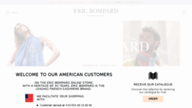 What Eric-bompard.fr website looked like in 2018 (5 years ago)