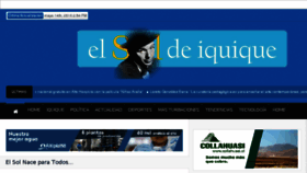 What Elsoldeiquique.cl website looked like in 2018 (5 years ago)