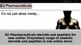 What Eupharmaceuticals.com website looked like in 2018 (5 years ago)