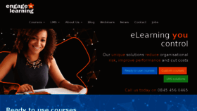 What Engageinlearning.com website looked like in 2018 (5 years ago)