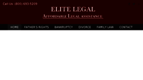 What Elitelegalassistance.com website looked like in 2018 (5 years ago)
