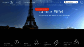 What Eiffel-tower.com website looked like in 2018 (5 years ago)