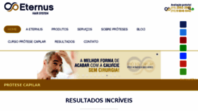 What Eternus.com.br website looked like in 2018 (5 years ago)