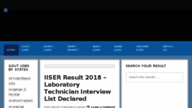 What Exam-results.20govt.com website looked like in 2018 (6 years ago)