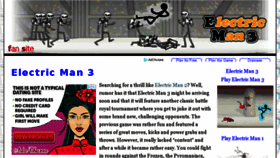 What Electricman3.org website looked like in 2018 (5 years ago)