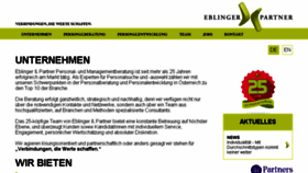 What Eblinger.at website looked like in 2018 (5 years ago)