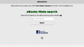What Ebooks4free.net website looked like in 2018 (5 years ago)