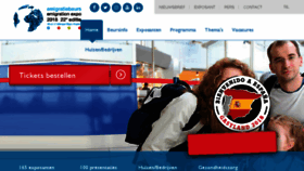 What Emigratie.nl website looked like in 2018 (5 years ago)