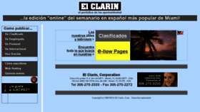 What Elclarin.com website looked like in 2018 (5 years ago)