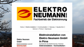 What Elektro-neumann.de website looked like in 2018 (5 years ago)