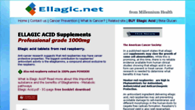 What Ellagic.net website looked like in 2018 (5 years ago)