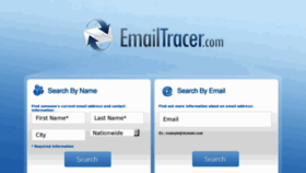 What Emailtracer.com website looked like in 2018 (5 years ago)