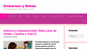 What Embarazoybebes.com.ar website looked like in 2018 (5 years ago)