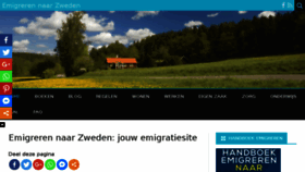 What Emigreren-naar-zweden.com website looked like in 2018 (5 years ago)