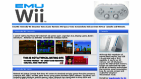 What Emuwii.com website looked like in 2018 (5 years ago)