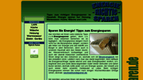 What Energie-richtig-sparen.de website looked like in 2018 (5 years ago)