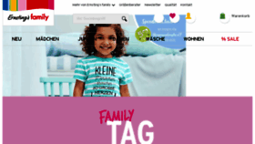 What Ernstingsfamily.de website looked like in 2018 (5 years ago)