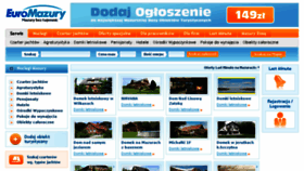 What Euromazury.pl website looked like in 2018 (6 years ago)