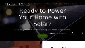 What Evergreensolar.com website looked like in 2018 (5 years ago)