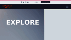What Explorertravel.co.uk website looked like in 2018 (5 years ago)