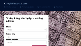 What Elektroniczne-ksiegi-wieczyste.pl website looked like in 2018 (5 years ago)