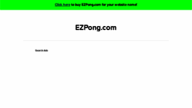 What Ezpong.com website looked like in 2018 (5 years ago)