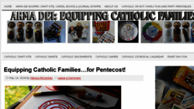 What Equippingcatholicfamilies.com website looked like in 2018 (5 years ago)