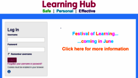 What Elht-learninghub.co.uk website looked like in 2018 (5 years ago)