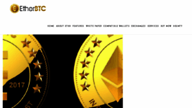 What Etherbtc.io website looked like in 2018 (7 years ago)