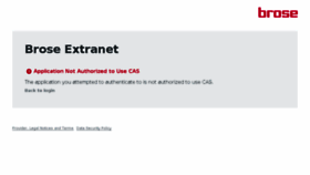 What Extranet.brose.com website looked like in 2018 (7 years ago)
