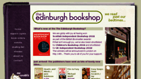 What Edinburghbookshop.com website looked like in 2018 (5 years ago)
