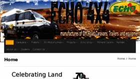 What Echo4x4.co.za website looked like in 2018 (5 years ago)