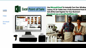 What Excelpointofsale.com website looked like in 2018 (5 years ago)