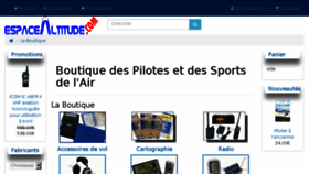 What Espacealtitude.com website looked like in 2018 (7 years ago)