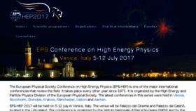 What Eps-hep2017.eu website looked like in 2018 (7 years ago)