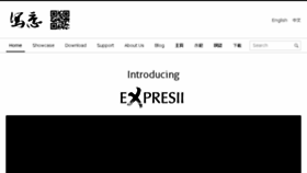 What Expresii.com website looked like in 2018 (5 years ago)