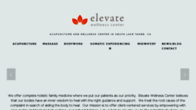 What Elevate-wellness.com website looked like in 2018 (6 years ago)