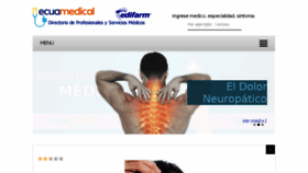 What Ecuamedical.com website looked like in 2018 (5 years ago)
