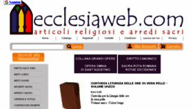 What Ecclesiaweb.com website looked like in 2018 (6 years ago)