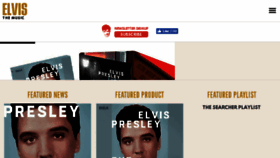 What Elvisthemusic.com website looked like in 2018 (5 years ago)